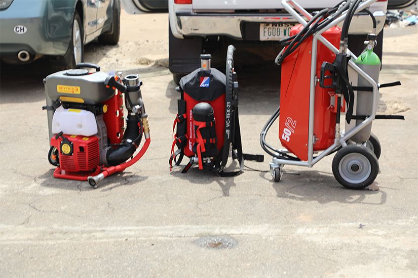 AFT Products | KnapSack Fire Extinguisher | Federal Fire Service | Abuja